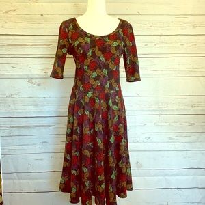 Lularoe Amelia Dress Size Large Paisley